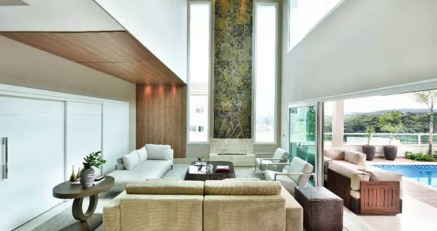 Casa com 3 dormitórios à venda, 515 m² por r$ 8.500.000,00 - alphaville - santana de parnaíba/sp