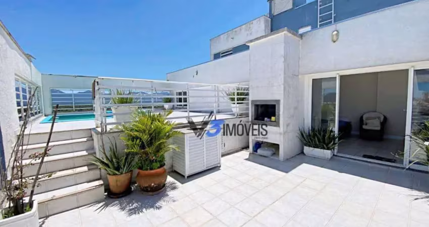 Cobertura duplex com piscina frente mar no balneário flórida