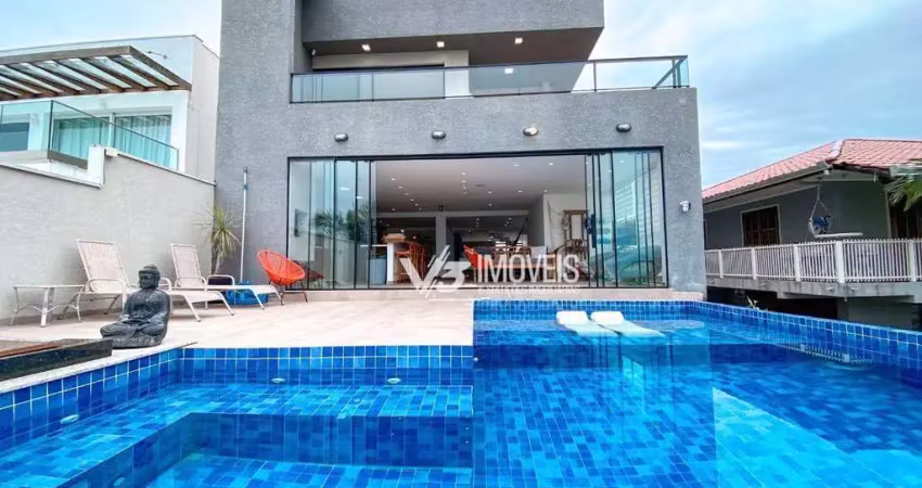 Casa com 4 dormitórios à venda, 400 m² por r$ 6.900.000,00 - piçarras - guaratuba/pr