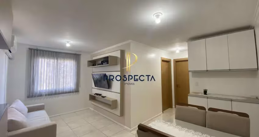 Apartamento mobiliado com 2 dormitórios no bairro centenário em caxias do sul