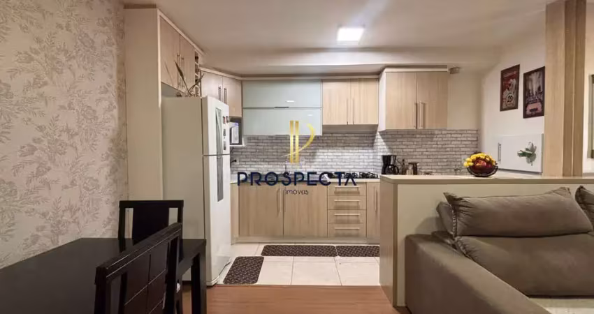 Apartamento semimobiliado com 02 dormitórios no bairro charqueadas em caxias do
