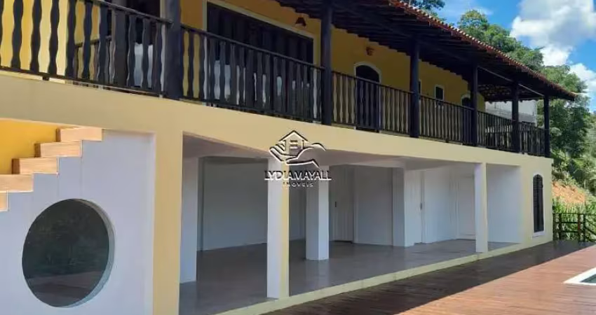 Lmps2123-casa condominio 4 suites garagem vale do cuiaba itaipava petropolis rj