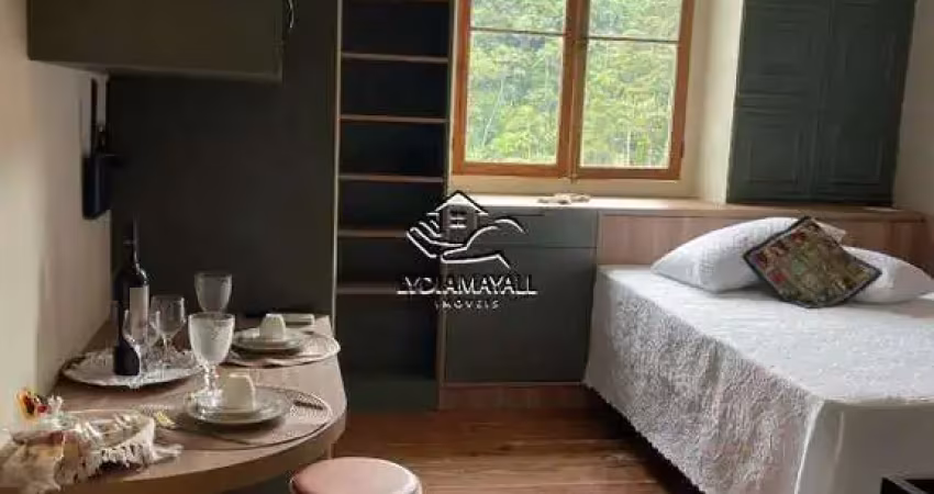 Lm8091 locacao loft mobiliado r$ 3.200,00 + condominio centro historico petropolis rj