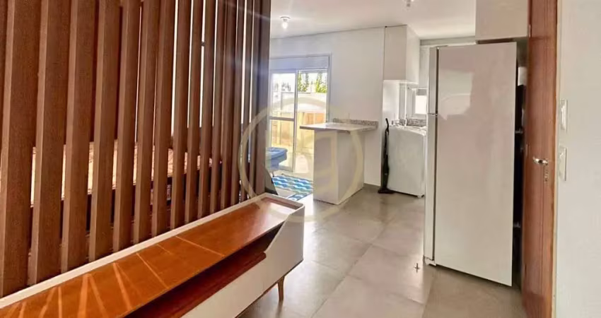 Apartamento de 01 dormitório mobiliado - a 400 metros da praia de palmas