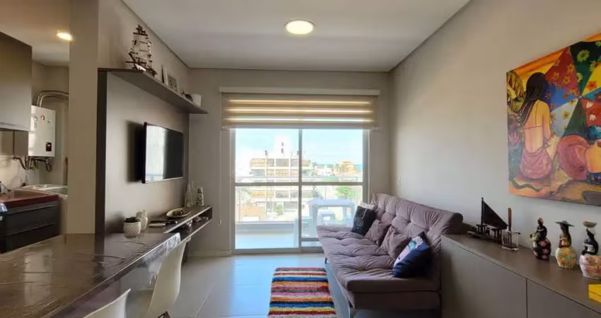 Apartamento mobiliado, com 2 quartos e vista para o mar