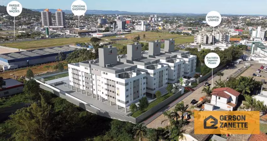 Apartamento com 3 quartos à venda na Rua Adelia Dagostim Pizzetti, Ceará, Criciúma