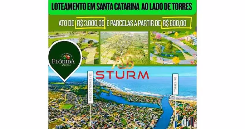 Terreno à venda na Rua Miami, 00, Praia Caravelle, Passo de Torres