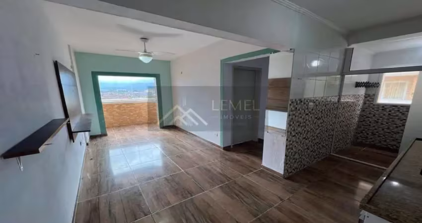 Apartamento para venda em praia grande, maracanã, 1 dormitório, 1 vaga