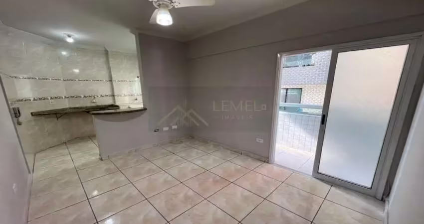 Apartamento para venda em praia grande, boqueirão, 1 dormitório, 1 banheiro, 1 vaga