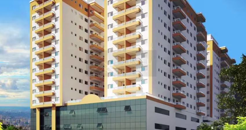 Apartamento para venda em praia grande, boqueirão, 2 dormitórios, 1 suíte, 1 banheiro, 1 vaga