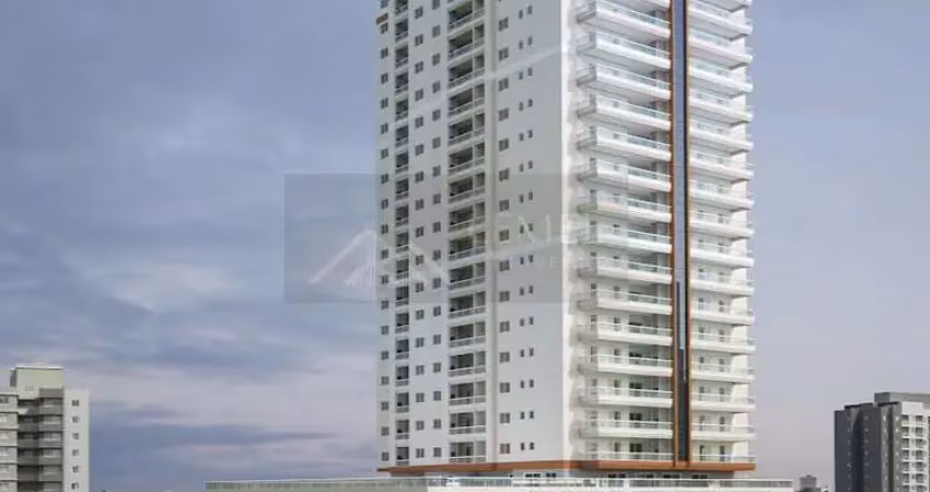 Apartamento para venda em praia grande, guilhermina, 3 dormitórios, 2 suítes, 1 banheiro, 2 vagas