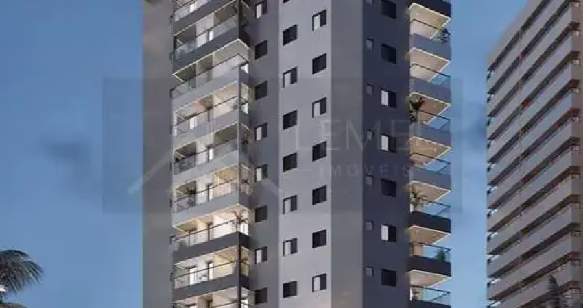 Apartamento para venda em praia grande, guilhermina, 2 dormitórios, 1 suíte, 1 banheiro, 1 vaga