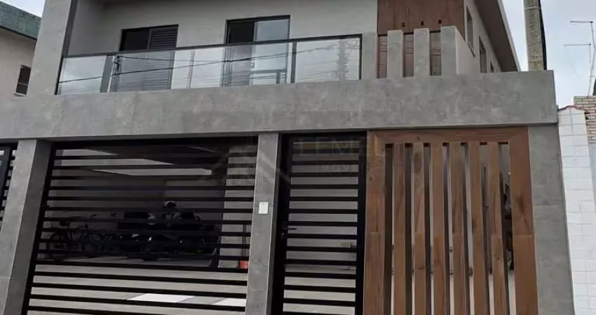 Casa em condomínio para venda em praia grande, esmeralda, 1 dormitório, 1 banheiro, 1 vaga