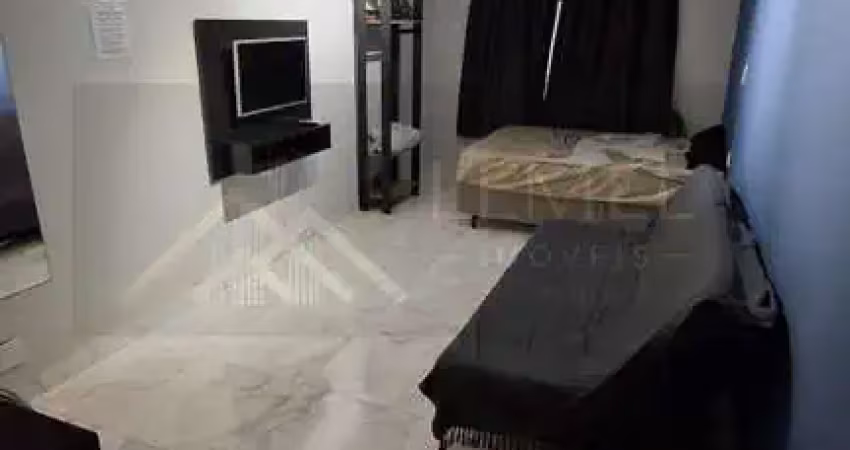 Kitnet para venda em praia grande, aviação, 1 banheiro, 1 vaga