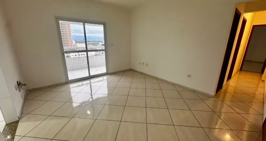 Apartamento 02 dormitórios, 01 suíte, com 86m de área útil, sacada gourmet com vista livre em andar alto para locação na vila guilhermina em praia grande-sp