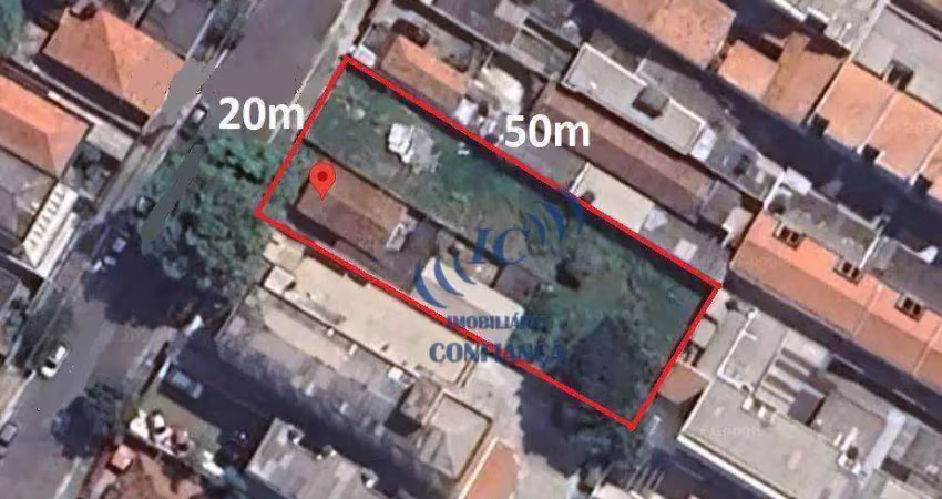 Terreno à venda, 1000 m² por r$ 2.500.000 - vila ré - são paulo/sp