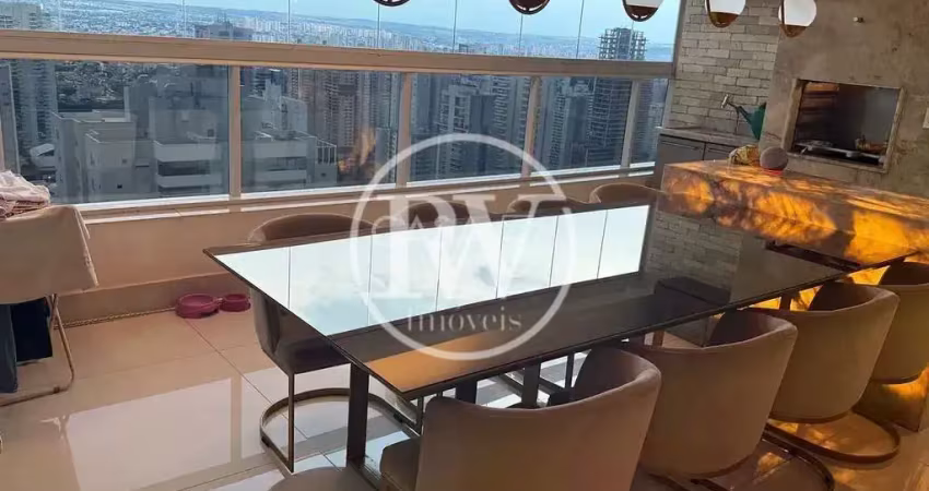 Apartamento mobiliado de 153m² à venda – 3 suítes, jardim goiás