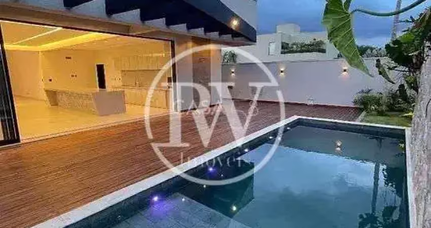 Casa térrea de alto padrão – 3 suítes + office – 278m² construídos – 560m²