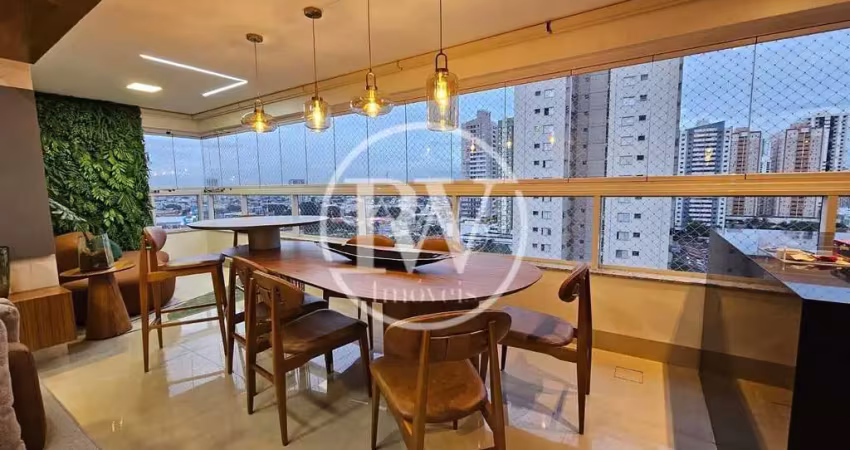 Apartamento mobiliado de alto padrão à venda no setor bueno | 170m² | 3 suítes