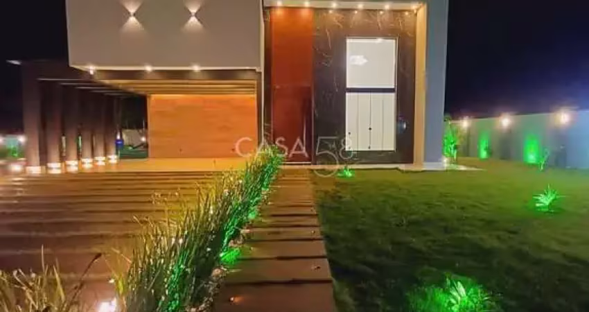 Casa térrea de alto padrão – 3 suítes | 15 km de goiânia | 2.000 m² de terreno