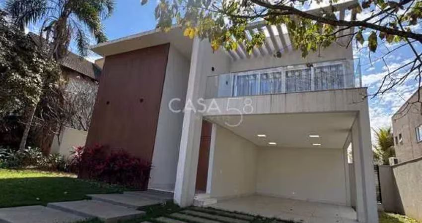 Sobrado de luxo à venda no alphaville araguaia - 5 suites - 2 lavabos - 403m²