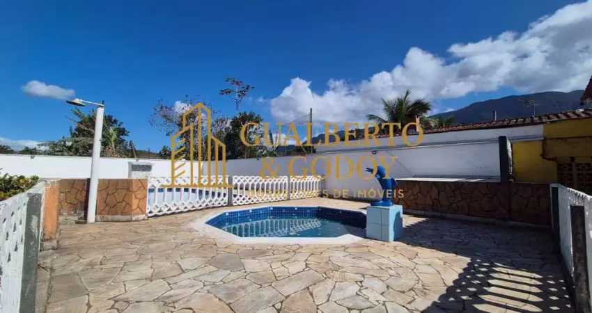 Casa térrea 1 dormitório em condomínio com piscina na praia de massaguaçu!