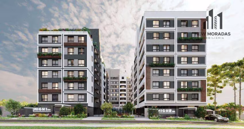 High city habitat - apartamento 3 dormitórios à venda, 65 m²- novo mundo - curitiba