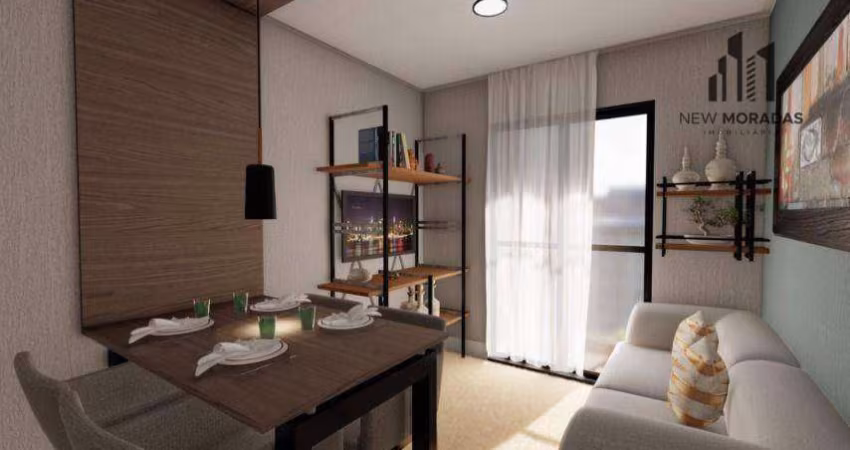 Residencial Le Rivière - Apartamento 2 dormitórios à venda, 52 m2 - Santa Quitéria.