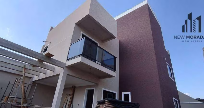 Sobrado com 3 dormitórios à venda, 130 m² - Xaxim.
