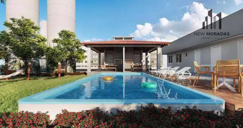 Apartamento 2 dormitórios à venda, 40 m²- Bom Jesus - Campo Largo/PR