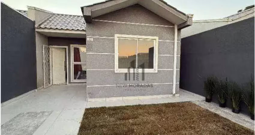 Casa com 2 dormitórios à venda, 64 m² por r$ 320.000 - iguaçu - fazenda rio grande/pr