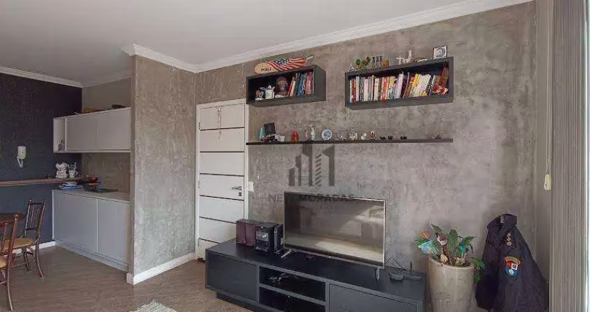 Apartamento com 2 dormitórios e 01 suíte à venda, com 70m² - bacacheri - curitiba/pr