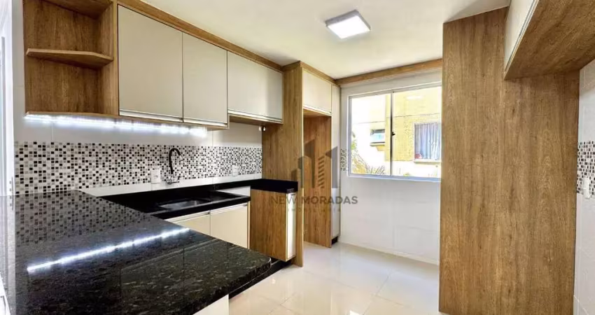Apartamento 2 dormitórios à venda, 45 m²- santo antônio - são josé dos pinhais