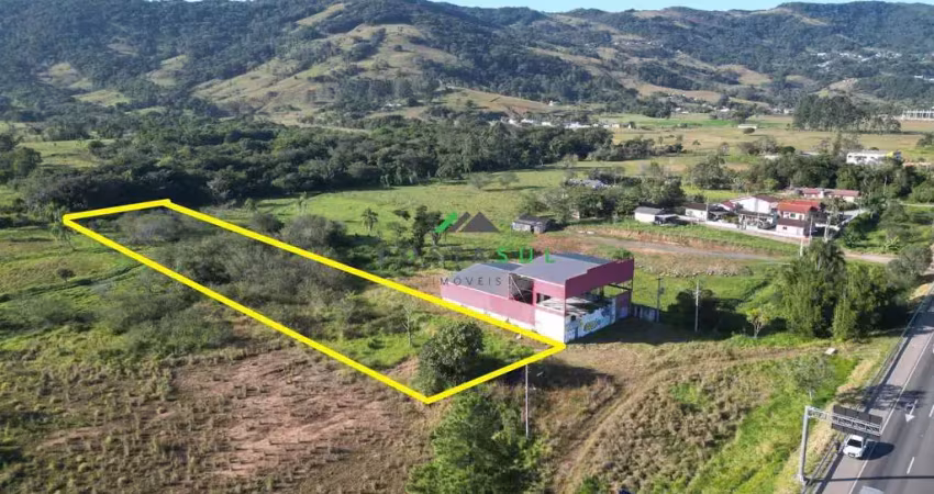 Oportunidade única na br-101 em paulo lopes-sc: terreno comercial de 5.500m² com