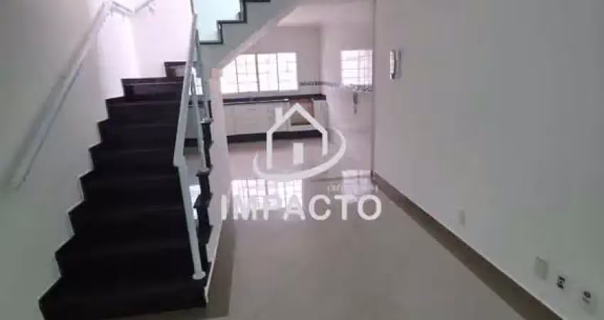 Sobrado com 2 dormitórios, 2 vagas e área gourmet com churrasqueira