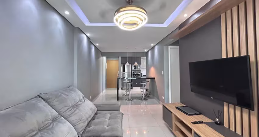 Apartamento 2 dormitórios varanda gourmet a venda r$740mil - canto do forte praia grande sp