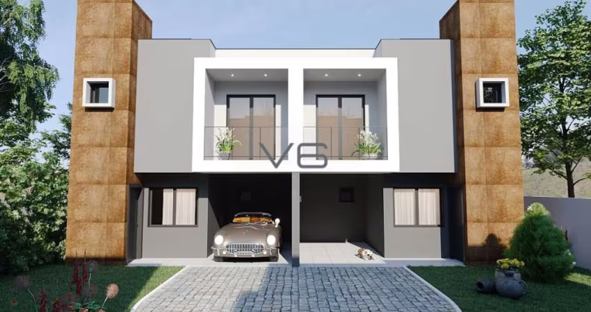 Sobrado padrão com 3 quartos, 123m² privativos, 2 vagas de garagem, no Portão, Curitiba - PR.