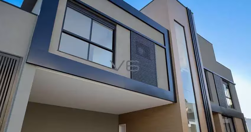 Casa alto padrão com 3 suítes, 344m² privativos, 3 vagas de garagem, no cascatinha, curitiba -pr.