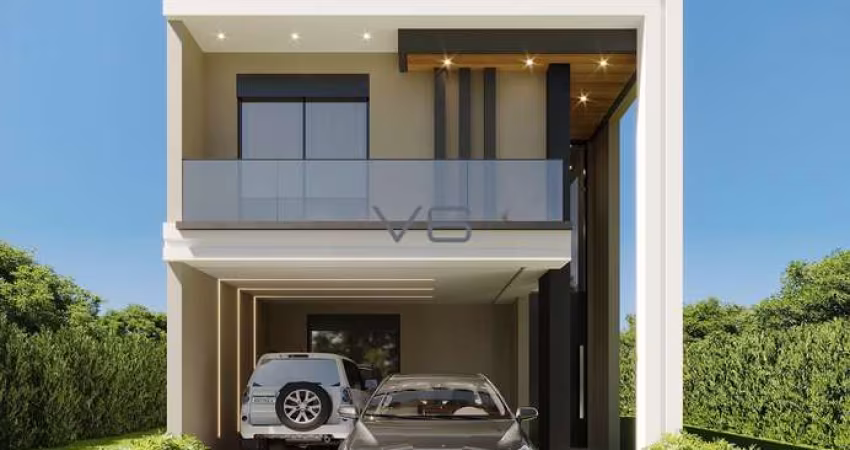 Casa em Condomínio, com 3 quartos, 145 m² privativos, 2 vagas de garagem, no Costeira, São José dos Pinhais - PR.