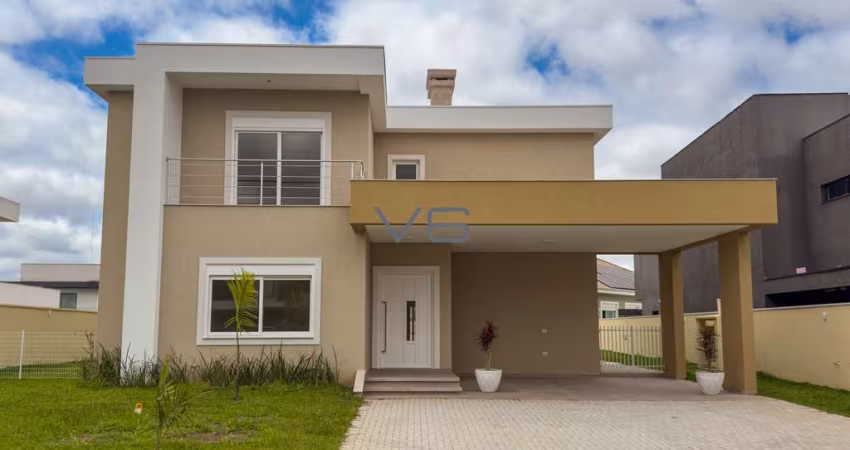 Casa Alto Padrão com 4 suítes, 370 m² privativos, 6 vagas de garagem, no Alphaville, Curitiba - PR.
