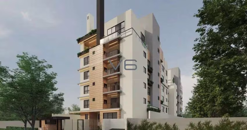 Apartamento Padrão, com 106m² privativos, 2 quartos, 2 vagas de garagem, no Agua Verde, Curitiba-PR.