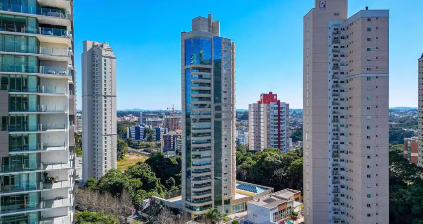 Apartamento alto padrão com 4 dormitórios e 3 suíte, 372m² privativos, 1 vagas de garagem, no campo comprido, curitiba -pr.