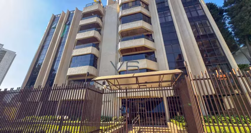 Apartamento padrão com 186m² privativos, 3 quartos, 1 suíte, 2 vagas de garagem, no batel, curitiba- pr.