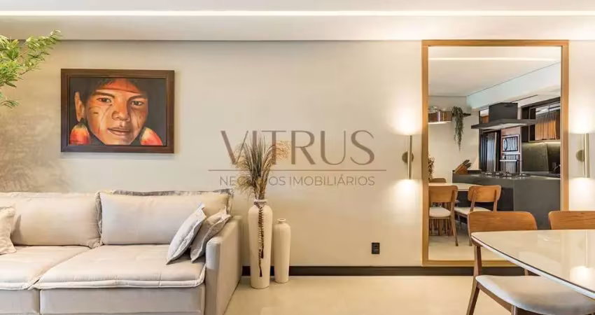 Apartamento mobiliado alto padrão em jardim astúrias - guarujá, sp