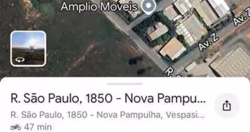 Terreno comercial à venda na Rua Rua São Paulo, 1850, Nova Granja, Vespasiano