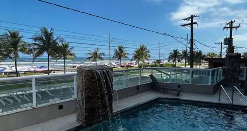 Belo apartamento frente mar no caiçara – praia grande/sp