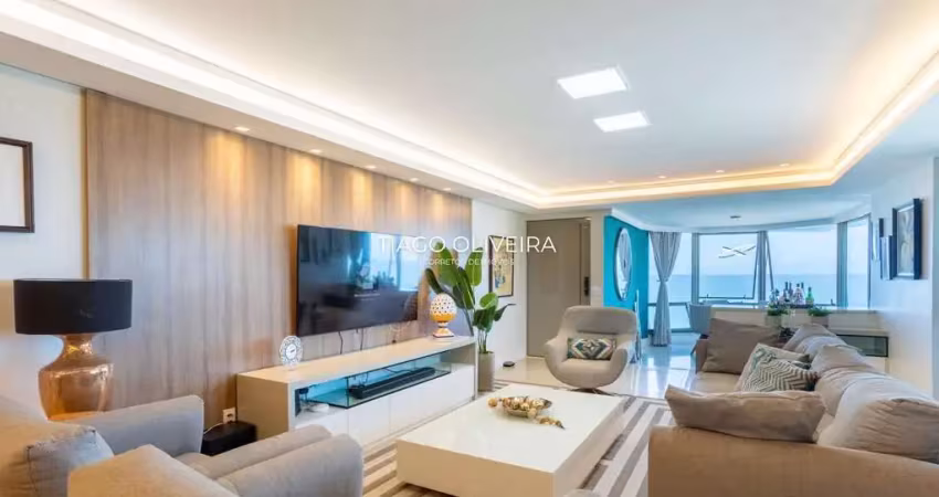 Apartamento 4 suítes à beira-mar em piedade – morada da praia, 3 vagas, lazer co