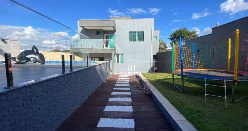 Casa com 3 dormitórios, 340 m² - venda por r$ 2.300.000,00 ou aluguel por r$ 9.000,00/mês - condomínio ouro verde - betim/mg