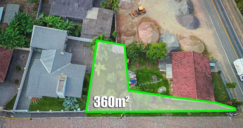 Terreno à venda em rodeio com 360m² de puro potencial!