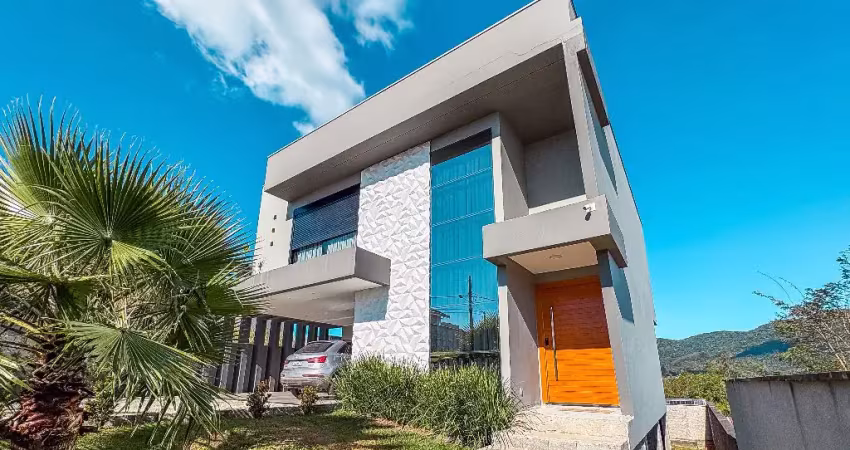 Casa alto padrão à venda na estrada das areias em indaial/sc